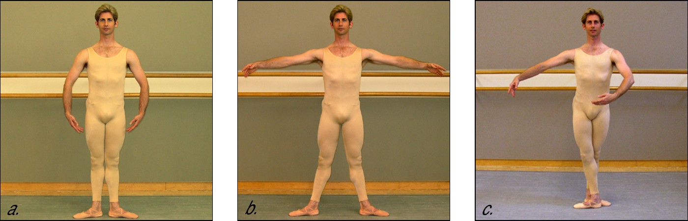 Figure 4-4: First (a), second (b), and third (c) positions.